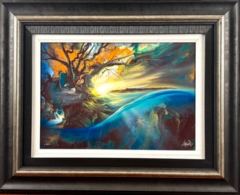 Ashton Howard ‘Cypress Springs’ Dye Sublimation on Aluminum, COA