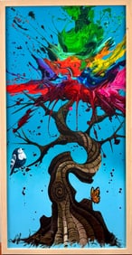 ‘Compelled by Individualism’ Kre8, Giclee on Canvas, COA