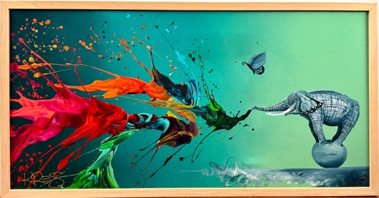 Kre8 ‘Changing Winds’ Giclee on Canvas with COA