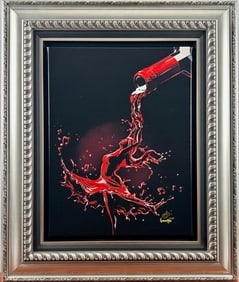 Michael Godard ‘Red Wine Dance’ Hand Embellished Giclee, COA