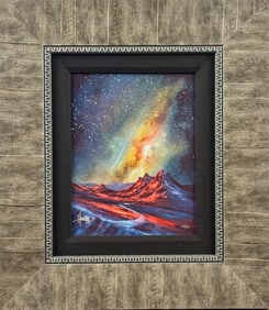 Ashton Howard ‘Mountain Study 6’ Dye Sublimation on Aluminum, COA