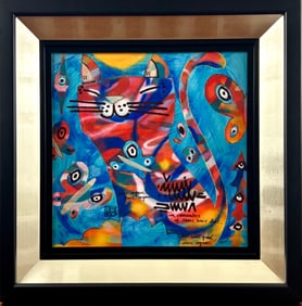 David Le Batard, LEBO, ‘In Stitches’ Caldograph with COA