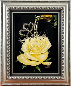 Michael Godard Giclee on Canvas: ‘White Wine’ with COA