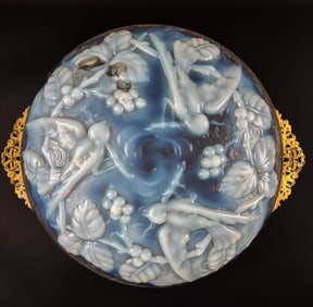 Lalique Opalescent Glass Bowl France, 19th Century