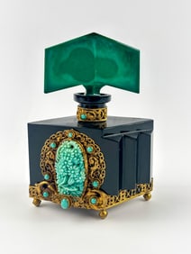 Art Deco Czech Heinrich and Hoffmann Perfume Bottle
