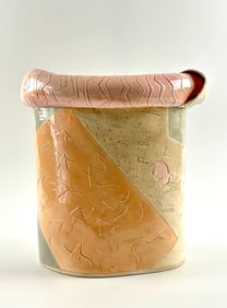 Post Modern Barbara Demery Slab Vessel 1985