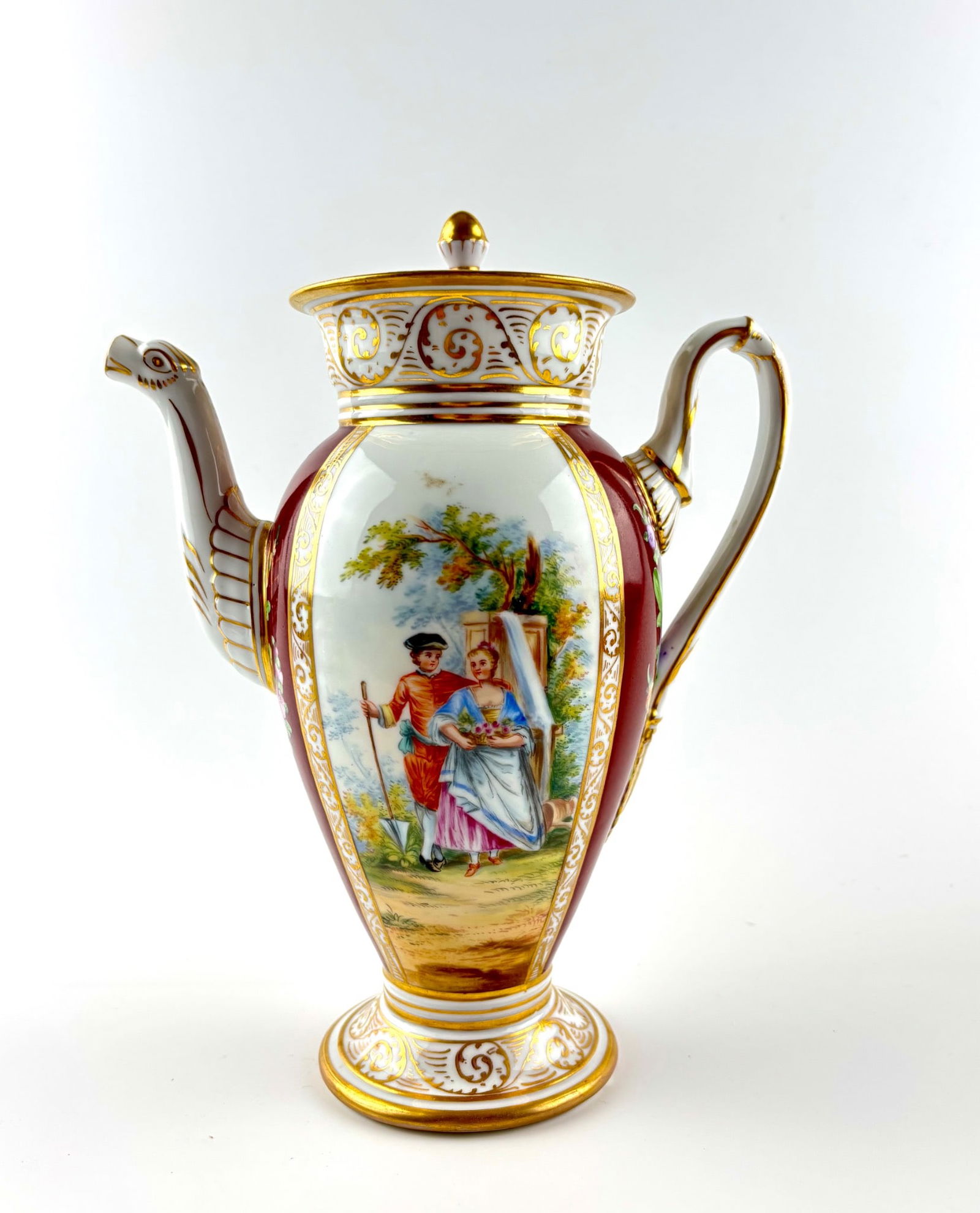 Dresden Porcelain Coffee Pot Carl Thieme, Germany (1 of 11)