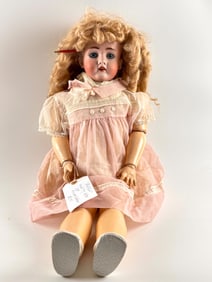 ?Walkure German Bisque Head Doll by Kestner 28 Inces