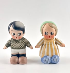 Schafer and Vater Peek a Boo Figures by Chloe Preston