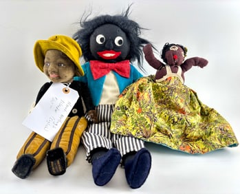 African Americana Dolls, Including Nora Wellings and Golliwogs