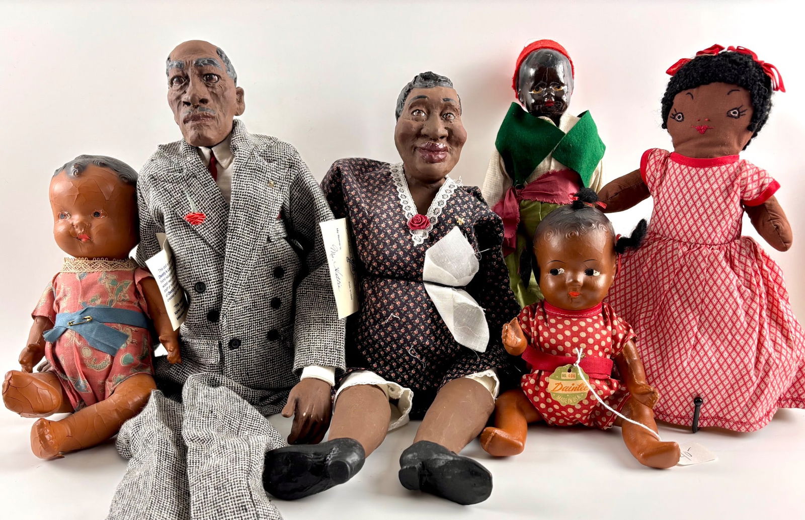 Six African American Vintage Dolls (1 of 15)