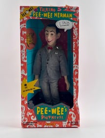 Matchbox Pee-Wee Herman Talking Doll in Original Box