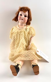 C.M. Bergmann 24 Inch German Bisque Head Doll