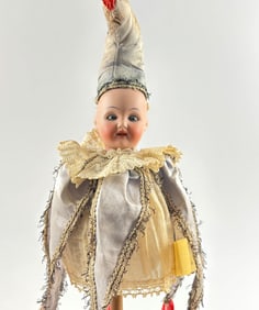 Antique Shoenan Hoffniester German Bisque Marotte