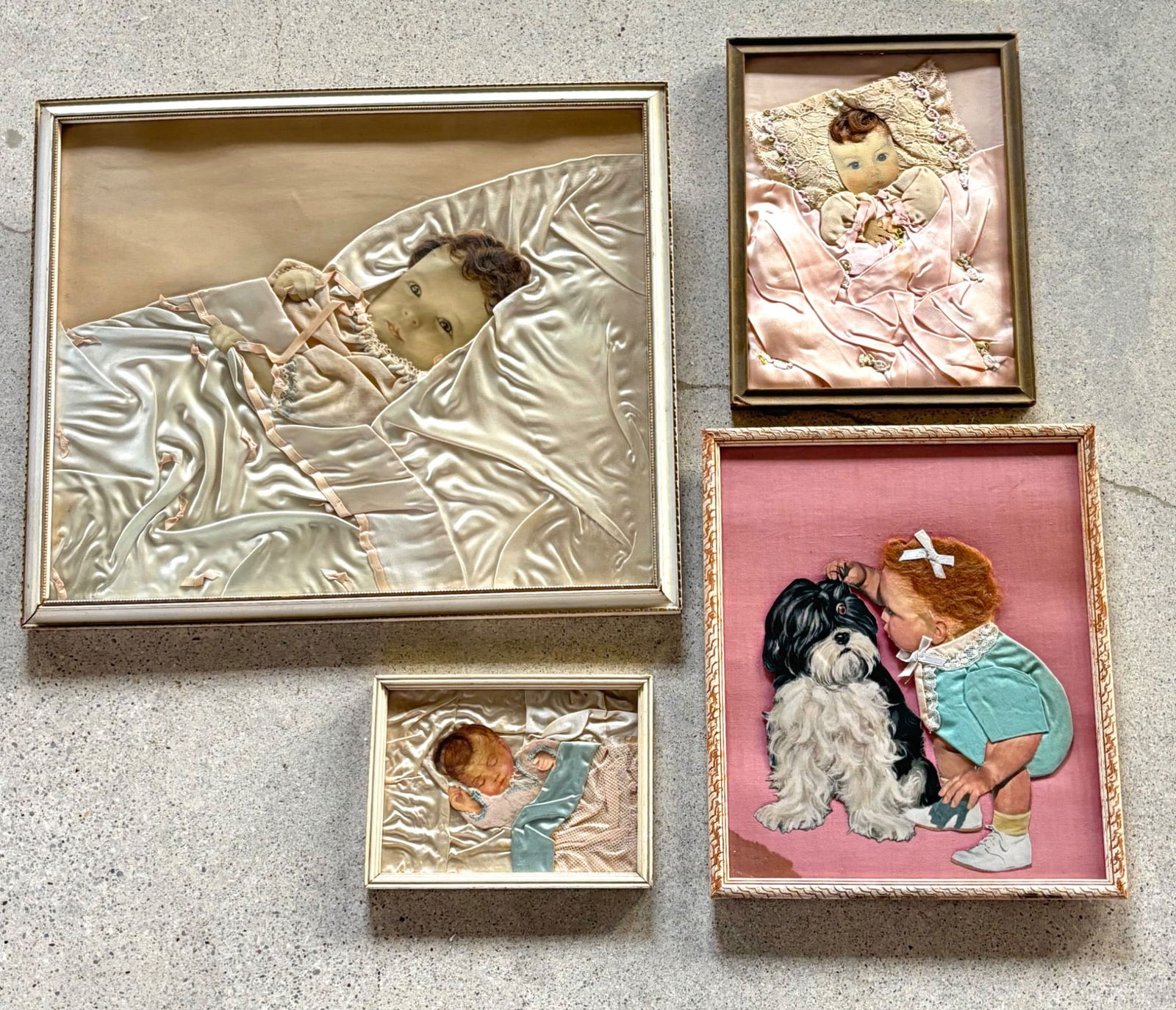 Victorian Mourning Portraits with Textile and Mixed Media (1 of 13)