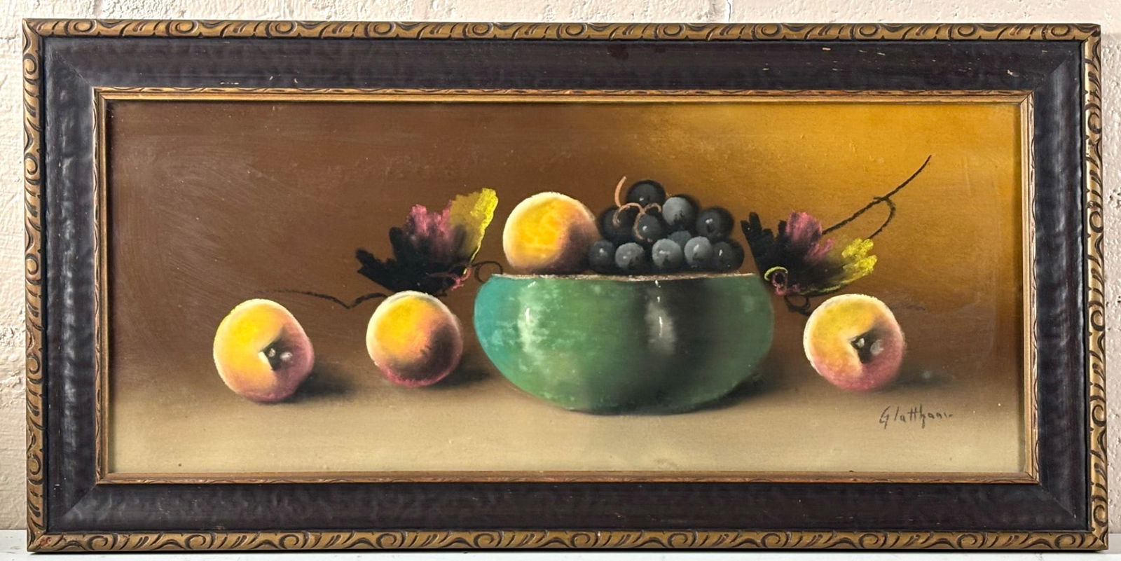 Antique Pastel Still Life of Fruit, Albert Glatthaar (1 of 9)