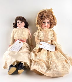 Armand Marseille Bisque Head Dolls with Composition Bodies