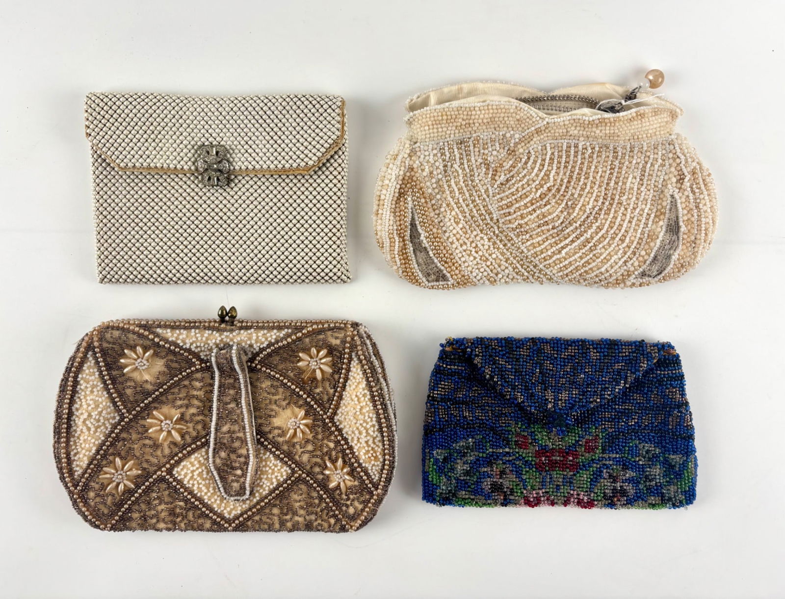 Four Beaded Evening Clutch Purses Mid 20th Century (1 of 15)