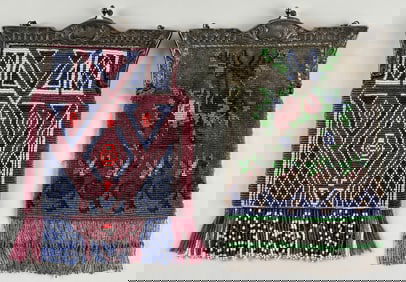 Pair of Art Deco and Edwardian Antique Beaded Purses