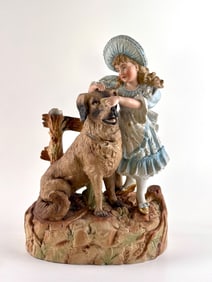 German Bisque Figurine by Gebruder Heubach