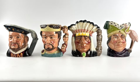 Royal Doulton Character Jugs Set