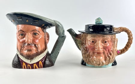 Royal Doulton Character Jug and Beswick Teapot