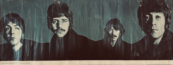 Richard Avedon 'The Beatles' Banner Poster, 1967