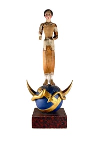 Early 19th Century Carved Santos Devotional Mannequin