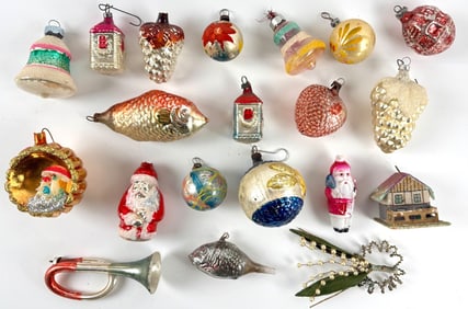 Vintage Glass Christmas Ornaments