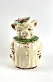 Winnie Clover Pig Shawnee Pottery Cookie Jar