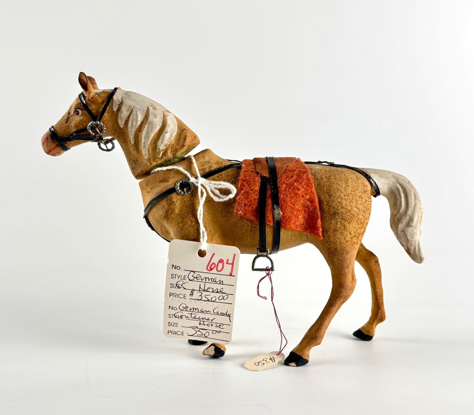 German Candy Container Horse with Saddle and Bridle (1 of 9)