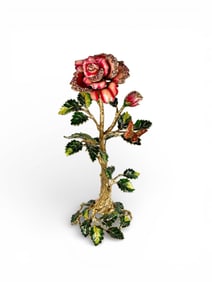 Jay Strongwater Eternity Rose Objet Original Box