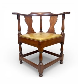 Kittinger CW136 Colonial Williamsburg Mahogany Corner Chair