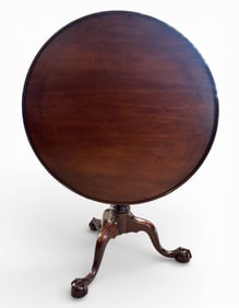 Kittinger Colonial Williamsburg Tilt Top Mahogany Tea Table