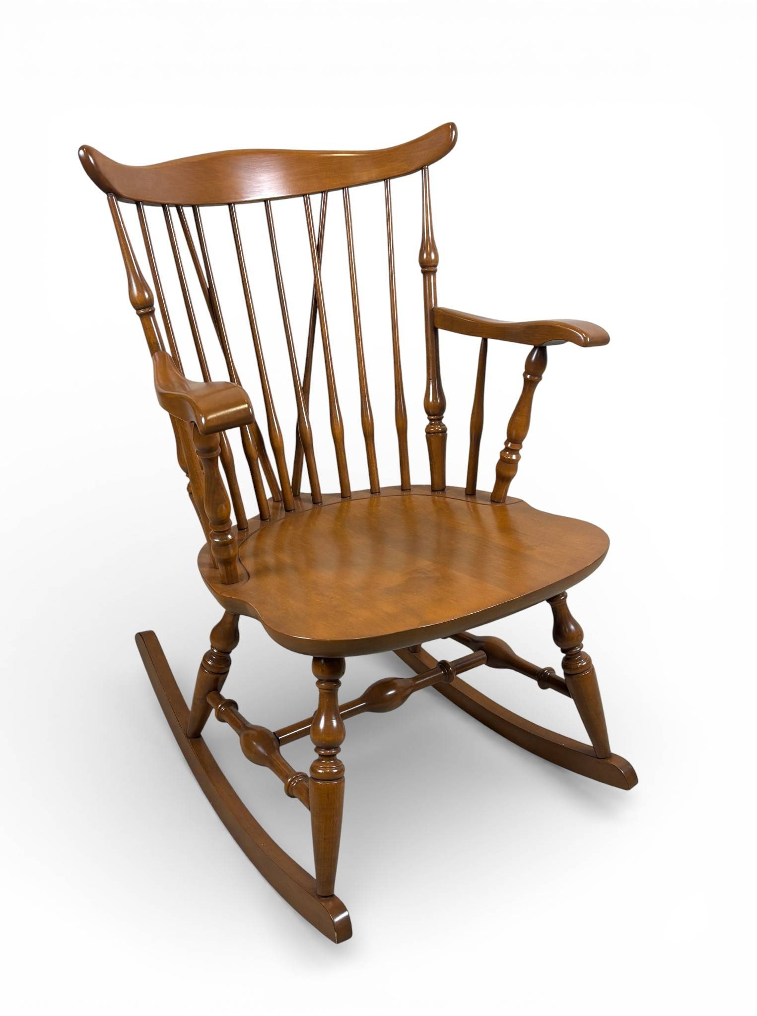 Hale Maple Windor Rocking Chair with Spindle Backrest (1 of 12)