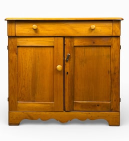 Antique Pine Washstand, New England circa 1790s