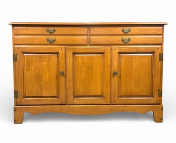 Hale Figured Maple Server with Brass Hardware