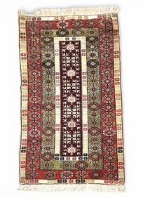 Handwoven Iranian Shahsavan Wool Rug 3.5 x 5.5