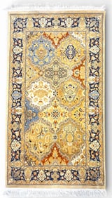 Persian Hand Knotted Tabriz Wool Rug 2.5 x 4.5