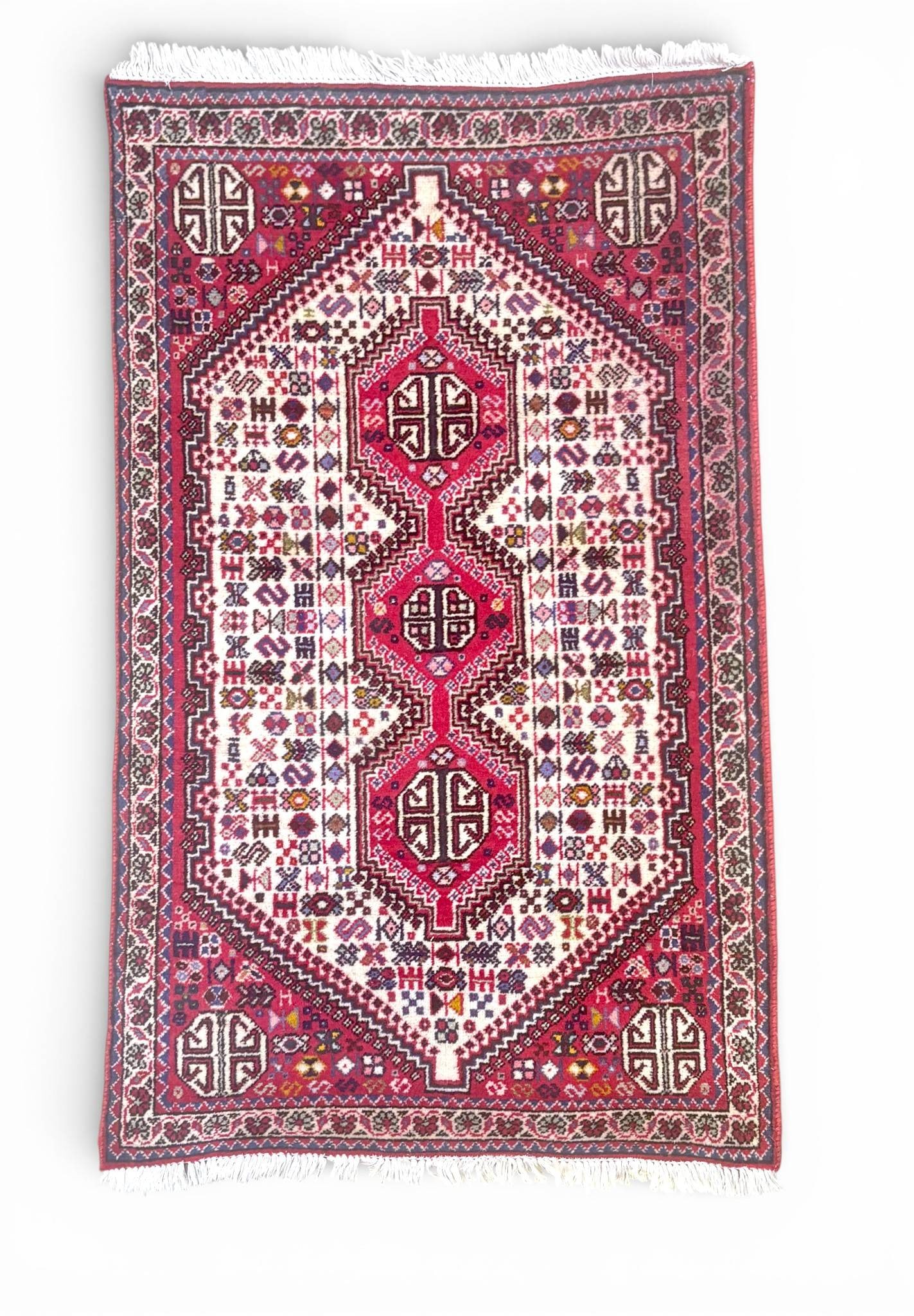 Heriz Iranian Hand Knotted Rug, Circa 1930s 2 x 4 (1 of 10)