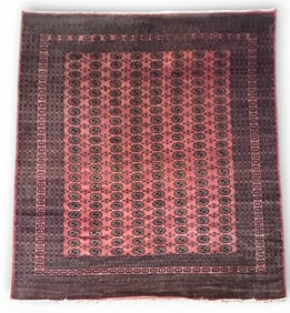 Pakistani Silk Princess Bokhara Rug, Late 20th Century 9 x 10