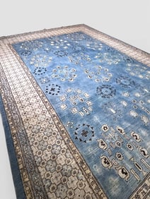 Iranian Oushak Rug Circa 1990 9.5 x 13.5