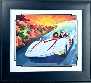 Framed Animation Cel. Speed Racer 7