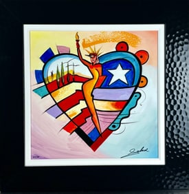 Alfred Gockel. Lady Liberty. Dye Sublimation on Aluminum