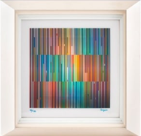 Yaccov Agam Perfect Disorder Signed Limited Edition Hologram COA