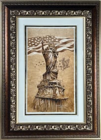 Michael Godard. Liberty. Mixed Media on Paper. 2023