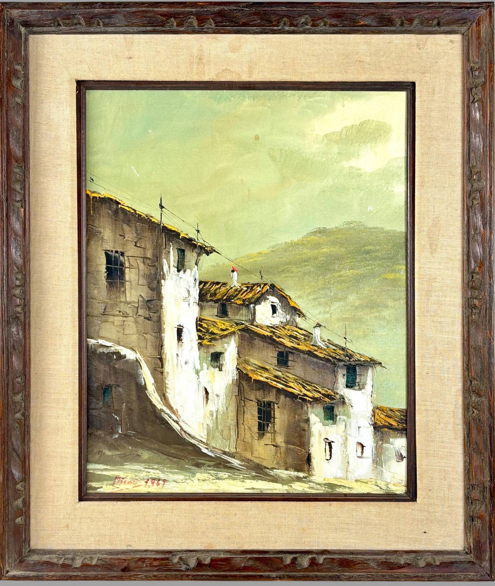 Oldea Oil on Canvas by Mino 1969 (1 of 8)