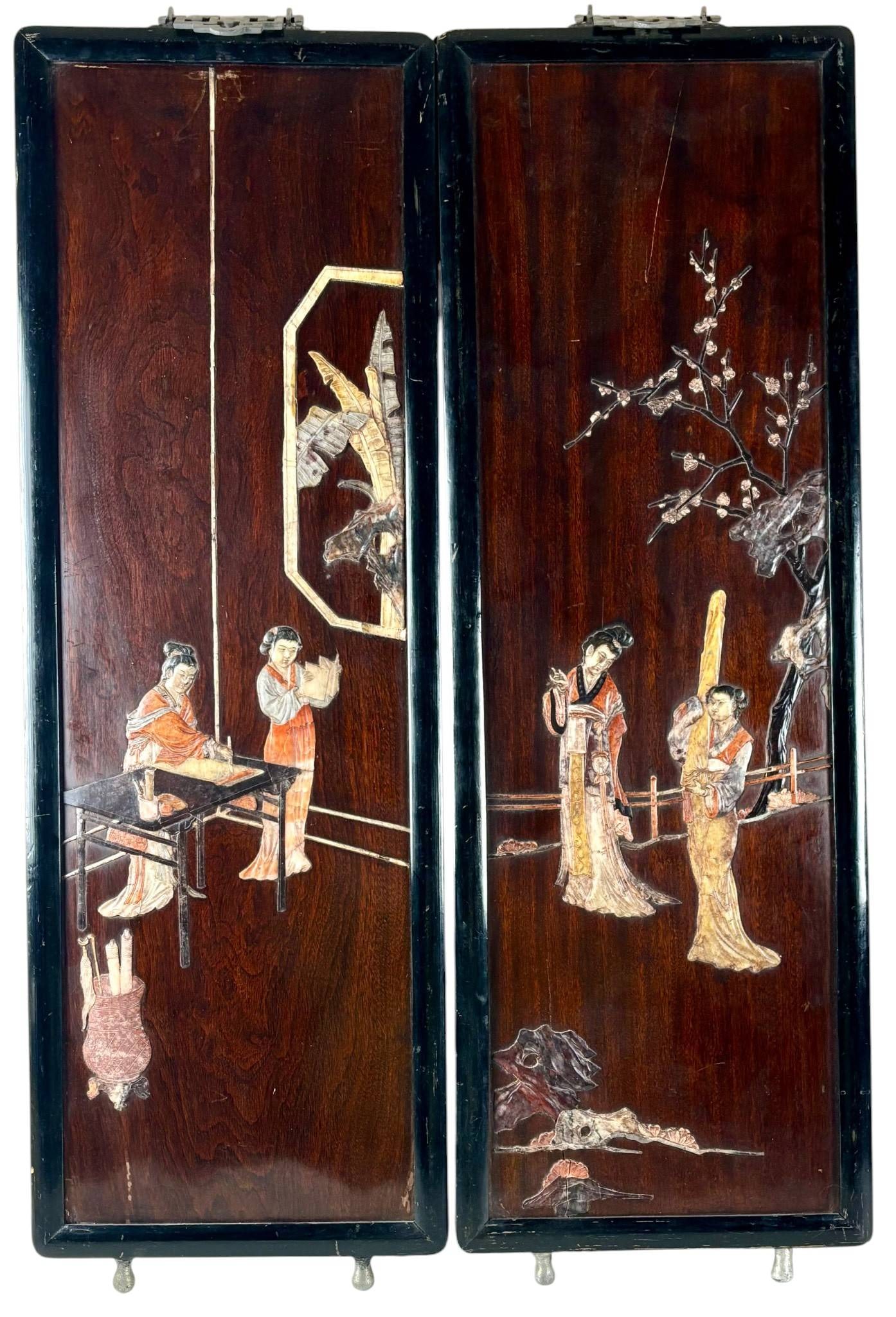 Asian Hardwood Panels with Mother of Pearl Inlay (1 of 15)