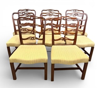 Eight Kittinger CW Ladder Back Chairs CW-17