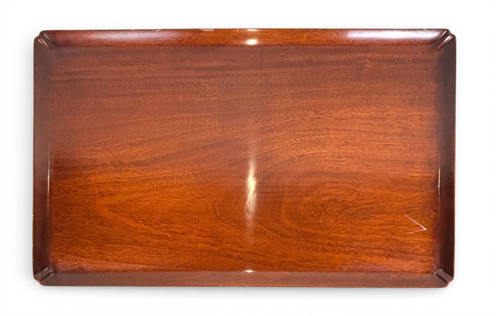 Mahogany Side Table with Cabriole Legs and Extending Side Panels - 7